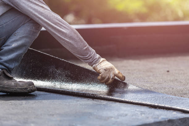 Professional Waterproofing technician working in Camillus, NY